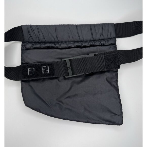 Fendi Jeans Belt Bumbag Logo Black Nylon Bag - Picture 7 of 13